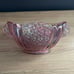 Fenton Vintage Daisy and Buttons Pink Iridized bowl