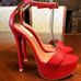 Sexy Yarose Shulzenko Genuine Italian Leather Ankle Strap Platforms EU 39 NWOB