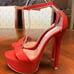 Sexy Yarose Shulzenko Genuine Italian Leather Ankle Strap Platforms EU 39 NWOB