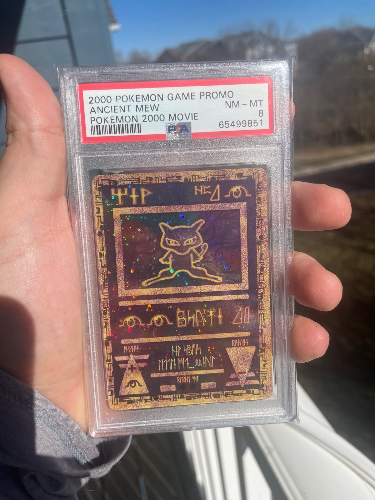 Ancient Mew 2000 Movie Promo Holo Rare Pokemon PSA 8 Near Mint Rare!