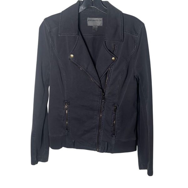Marrakech Anthropologie Women’s Size Small Moto Biker Jacket Grey Soft Stretch