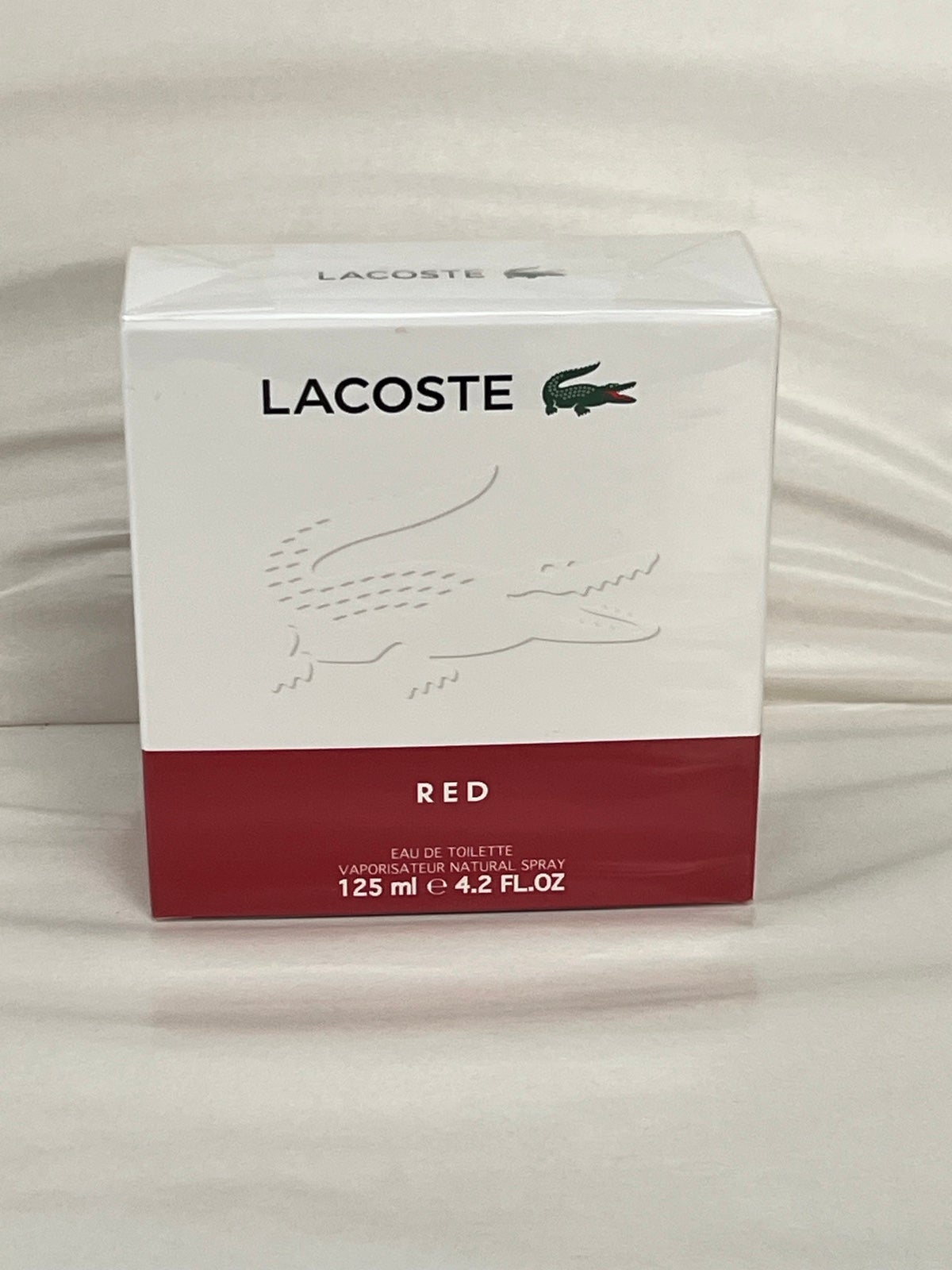 LACOSTE STYLE IN PLAY RED Cologne for Men 4.2 oz NEW IN BOX