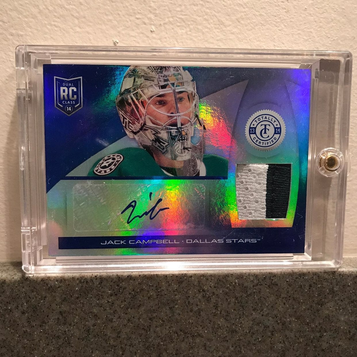 Jack cambell rc auto prime/patch /10 maple leafs
