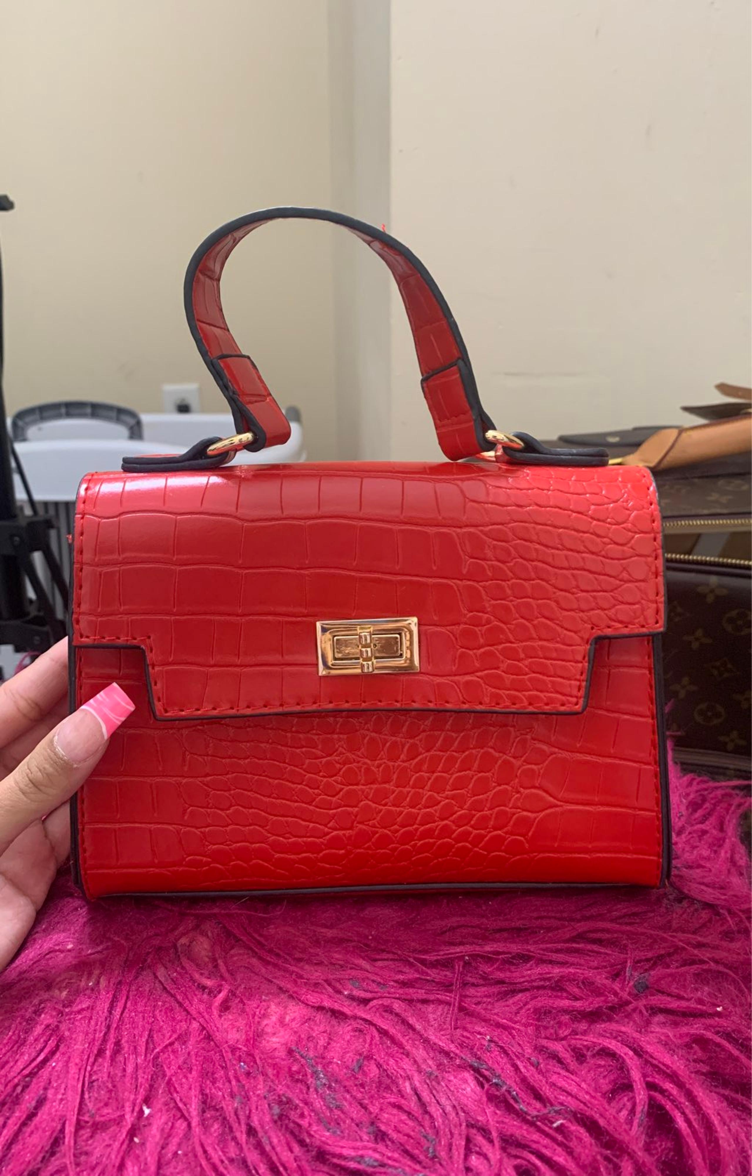 Red Leather Purse.