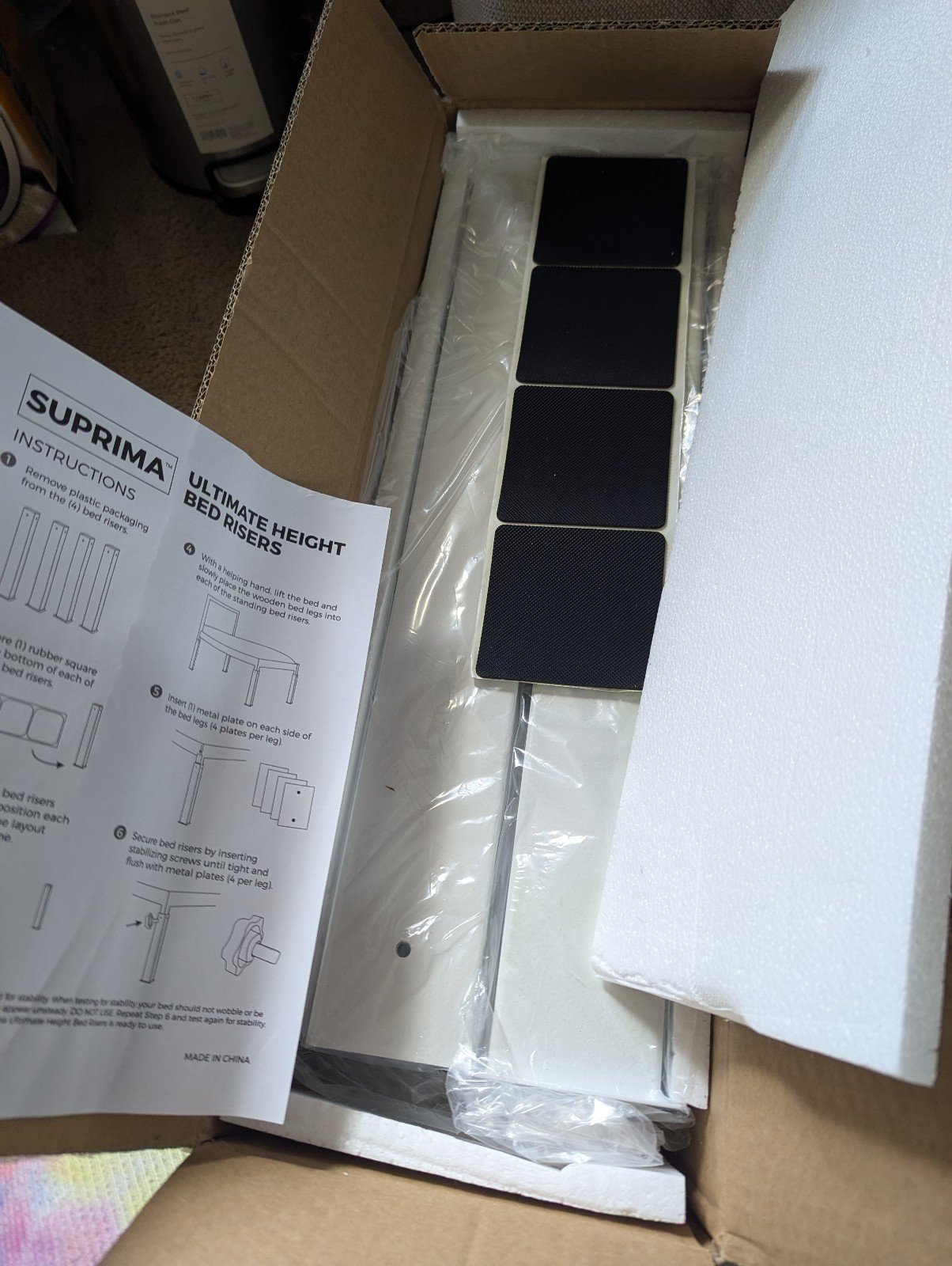 Suprima ultimate height bed risers