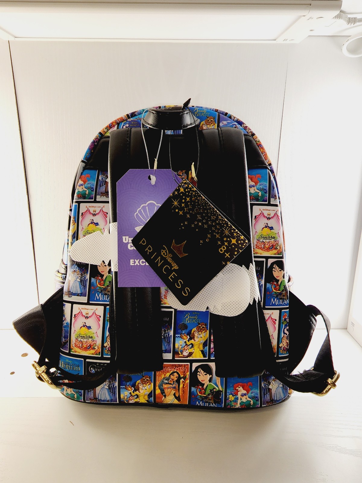 Loungefly Disney Princess VHS shops Tapes Backpack