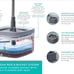 Mop and Bucket System, Includes Square Spin Mop