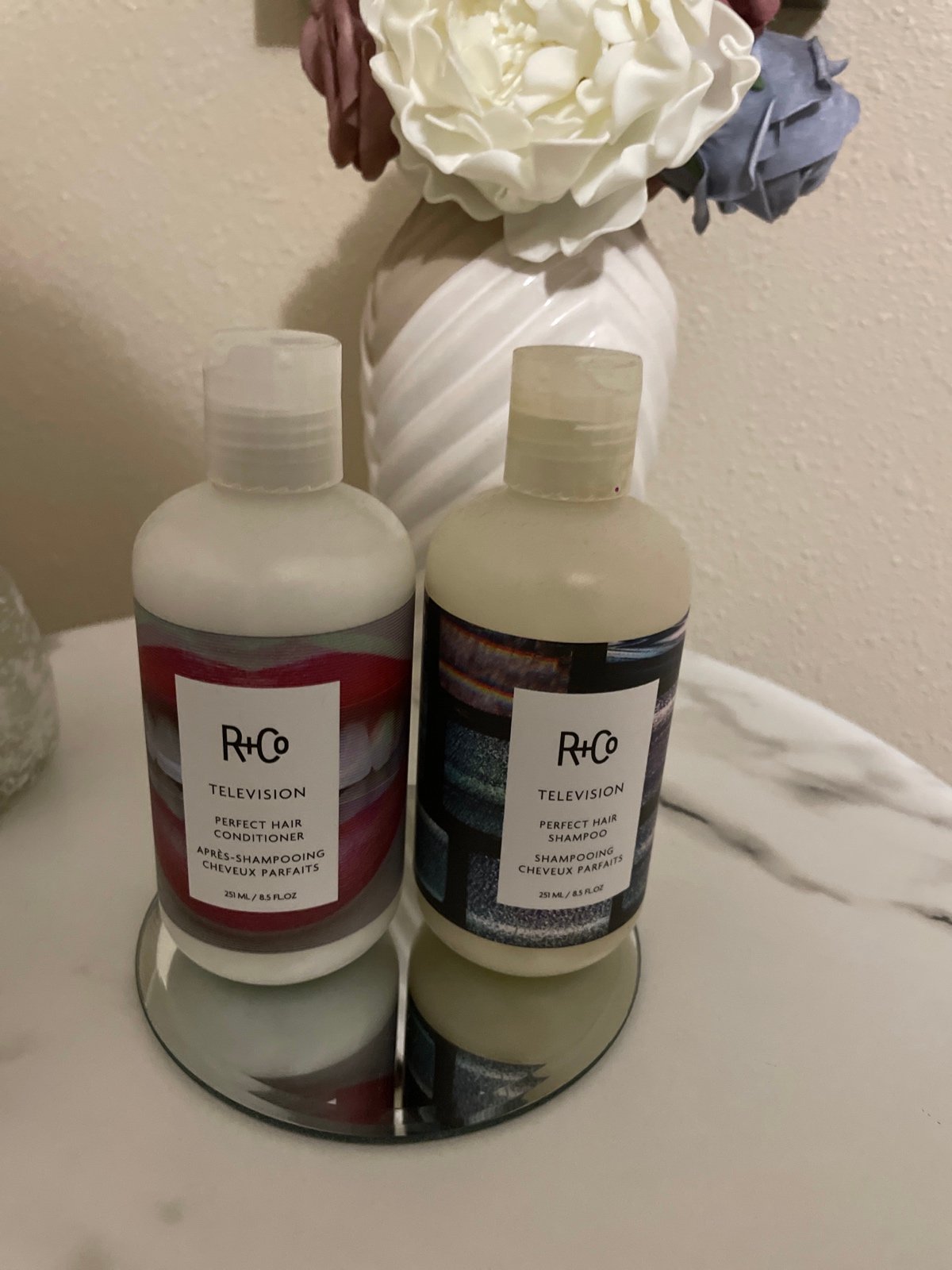 R+Co television shampoo & conditioner