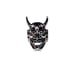 Gothic Punk Japanese Mythology Hannya Oni Devil Demon Mask Ring Sterling Silver