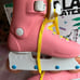 Impala inline skates. Pink and yellow size 5