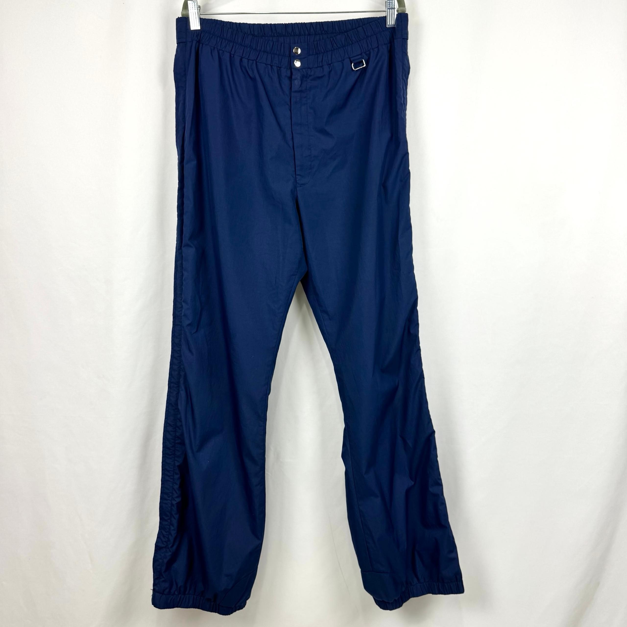 Vintage Obermeyer Men’s L Navy Zip It Full Size Zippers Lined Ski Snow Pants Y2K
