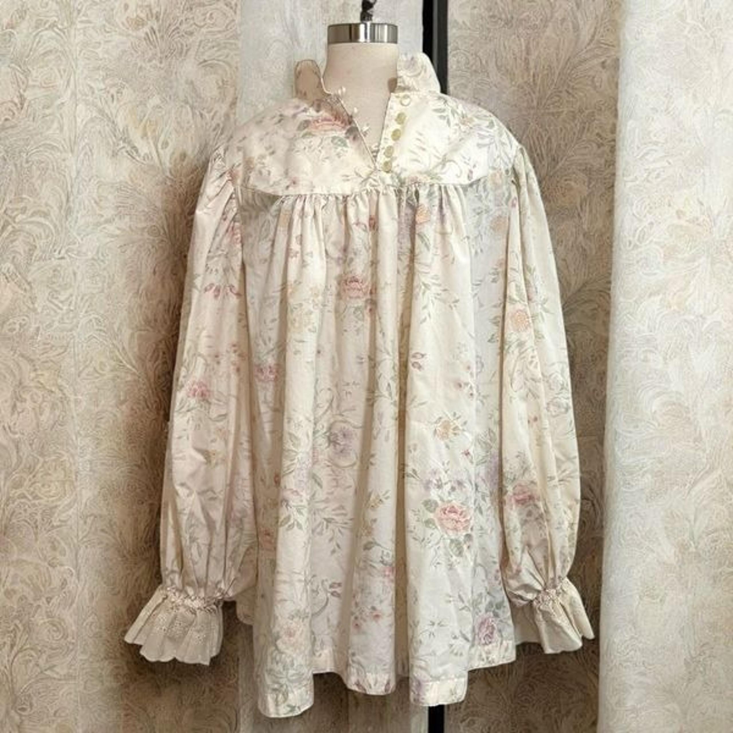 Vintage Crybaby Babydoll Floral Mini Puff Cupcake Dress Small-Large