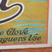 Ken-Weld Brand Lou Gehrig Cardboard Baseball Glove Advertising Sign