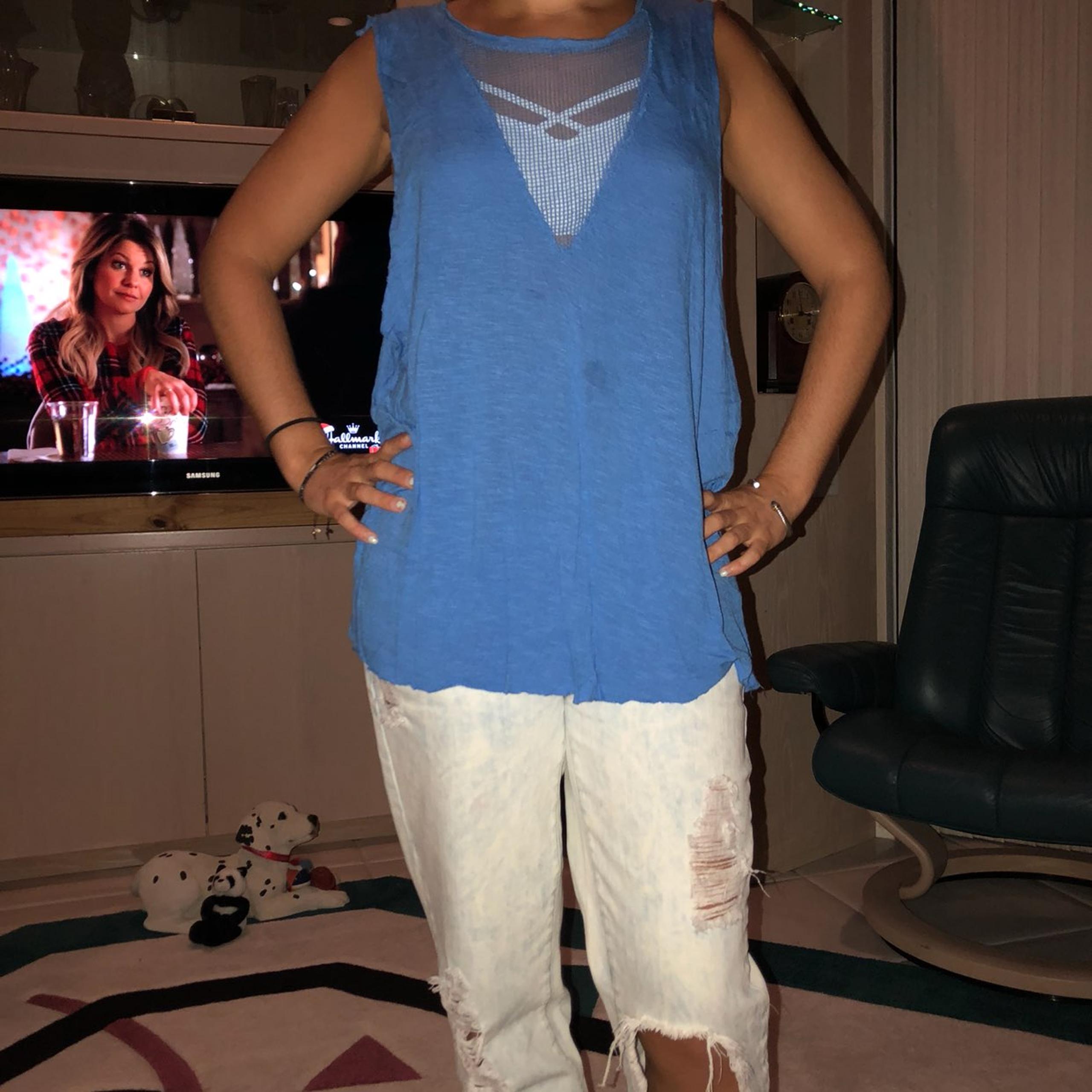 Emma & Sam Blue Tank Top