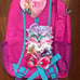 jojo siwa backpack + 6 Pc Set Of Bows