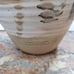 Art Pottery 16.5 Earthtones Vase Signed Steve Burrow 1990 Tan Cream Black