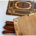 ANTIQUE 1960s Italian wooden table music