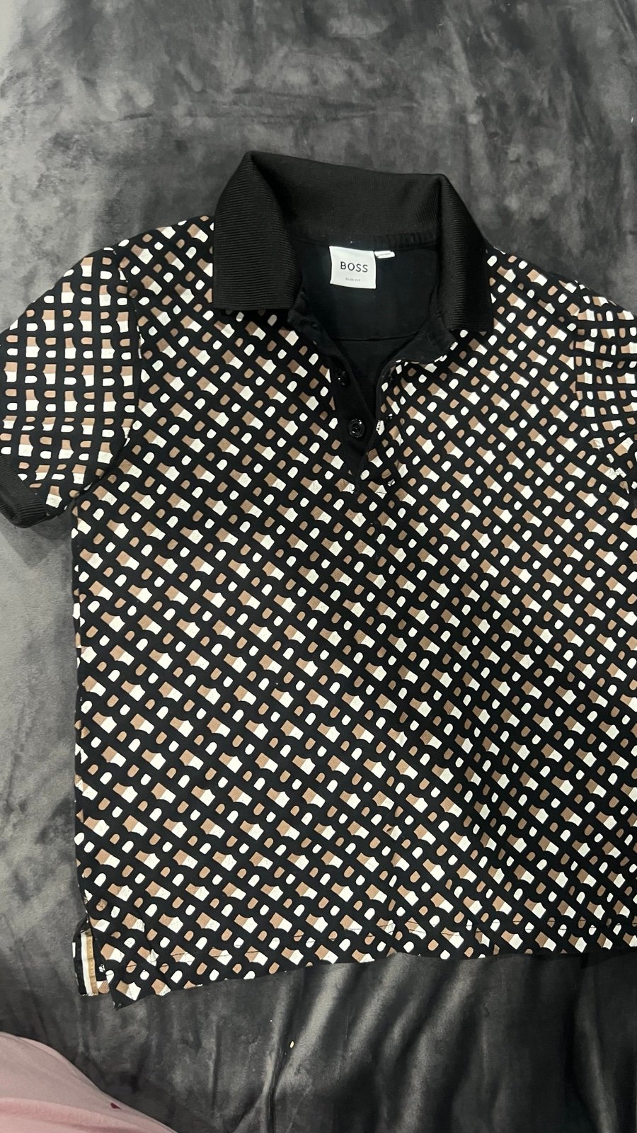 Boss monogram polo shirt