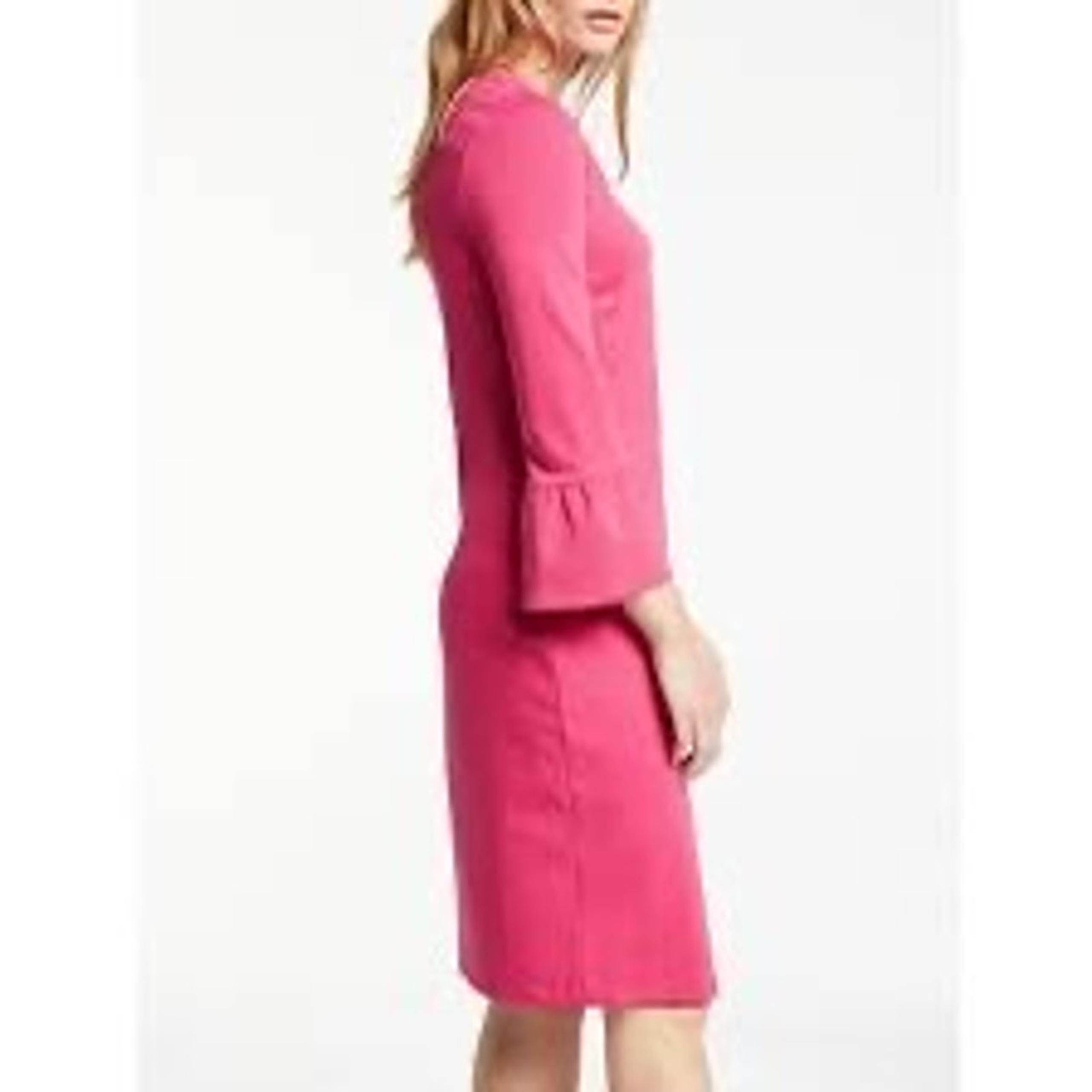 BODEN Lavinia Ponte Knit Dress Pink Bell Sleeves Women’s Size 6R