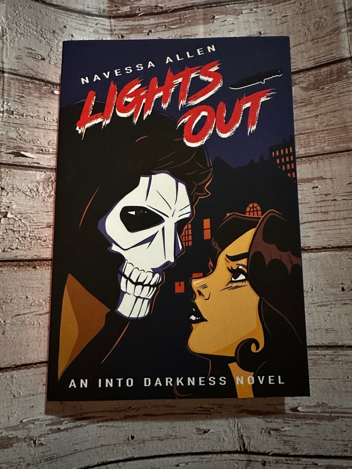 Lights out by Navessa Allen probably smut paperback