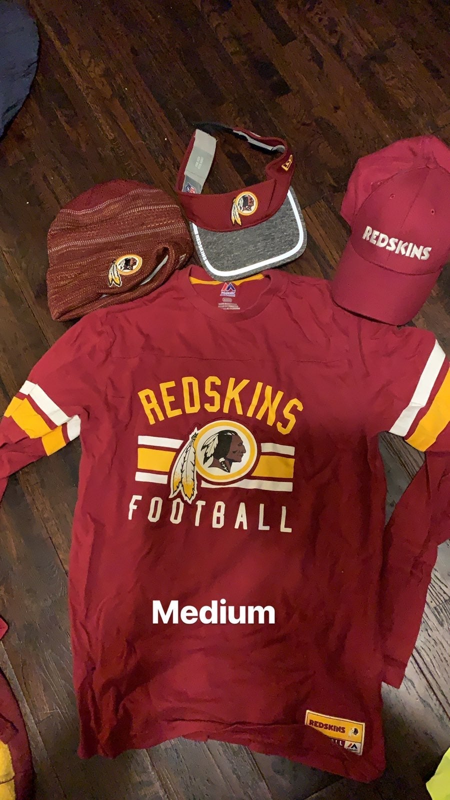 Redskin Bundle Deal 1 Coat 1 Shirt 3 Hat