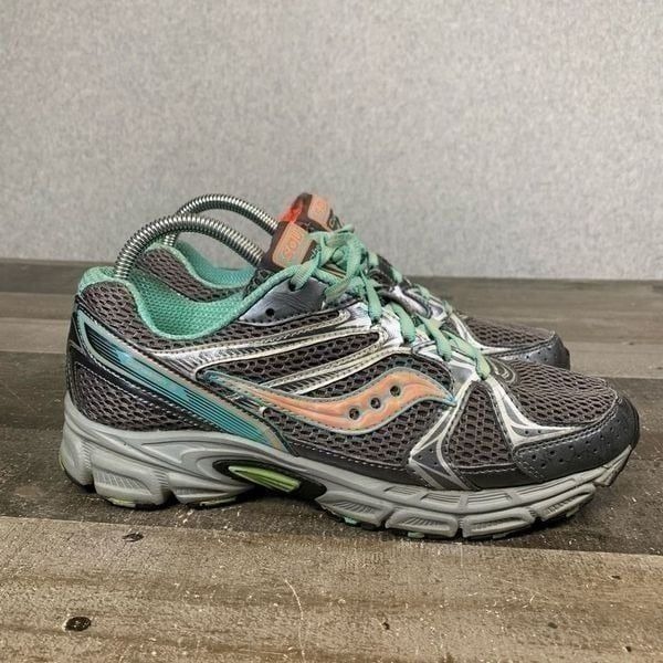 Saucony Women’s Size 9 Wide Grid Cohesion Running Sneakers Gray Athletic Shoes