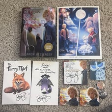 Keeper of the Lost Cities Book and Art Goodies