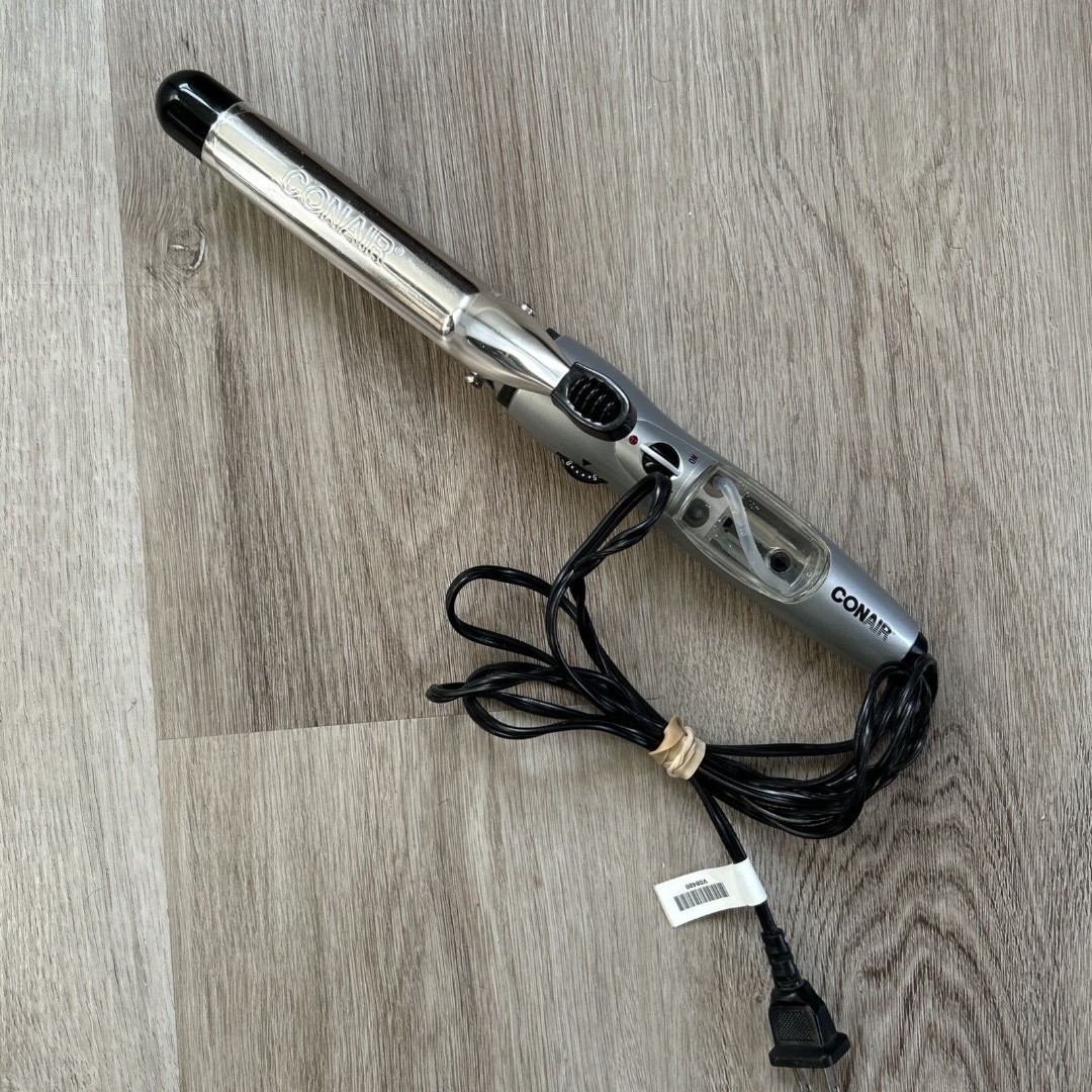 Conair Steam N Shine 1 Hot Misting Curling Iron MI20 Adjustable Tested Working