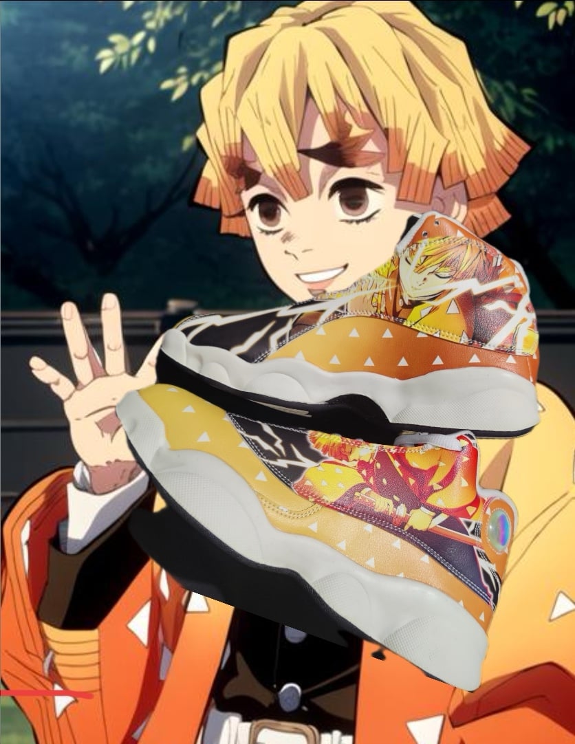 Demon slayer anime shoes cosplay sneakers size 11.5
