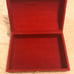 Vintage jewelry box shiny gold