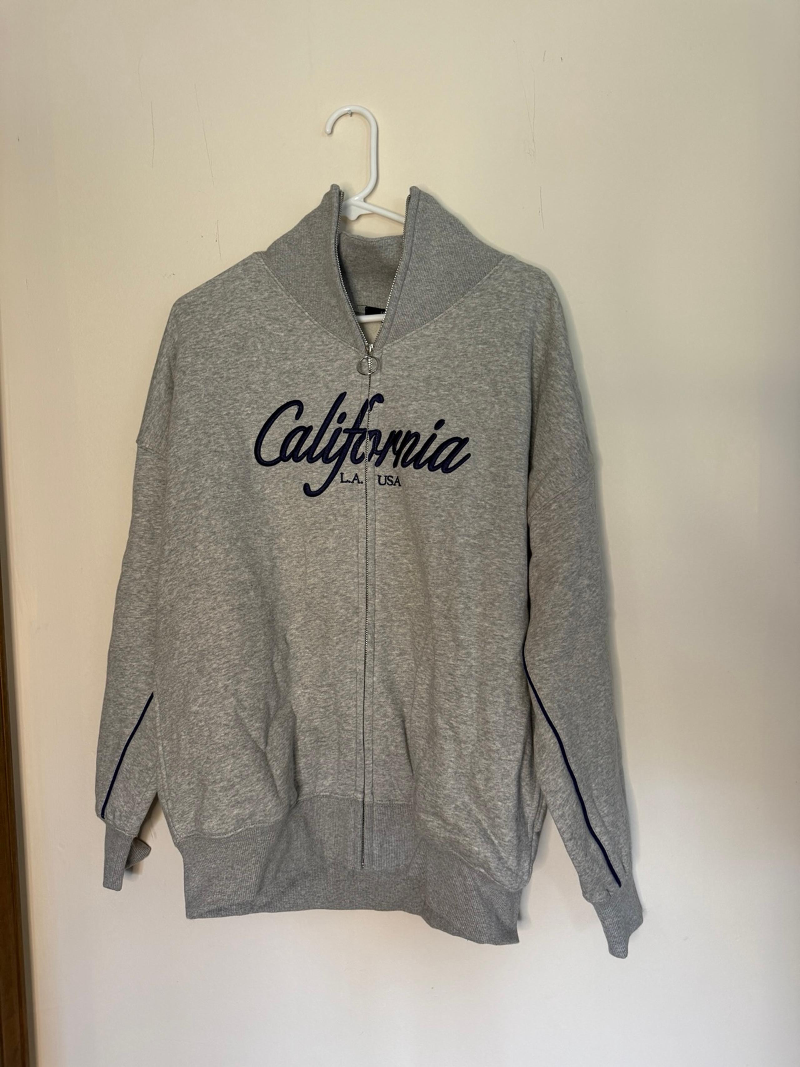Forever 21 California Fleece Zip-Up Jacket