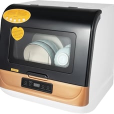 Gold white black Portable Countertop Compact Dishwasher Automatic