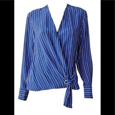 NWT Rag & Bone Felix Stripe Popover/ Blue Multi
