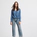 NWT Rag & Bone Felix Stripe Popover/ Blue Multi