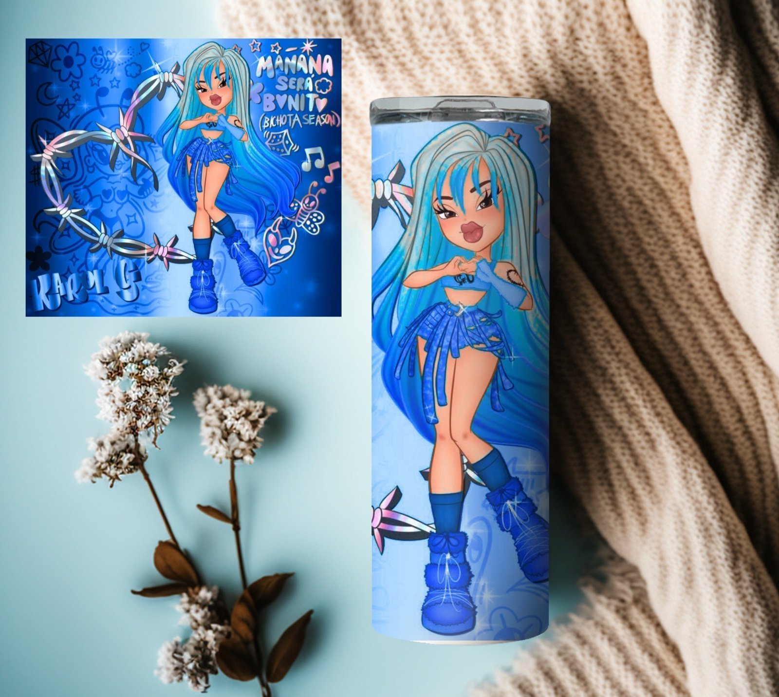 TWO Karol g Tumblers