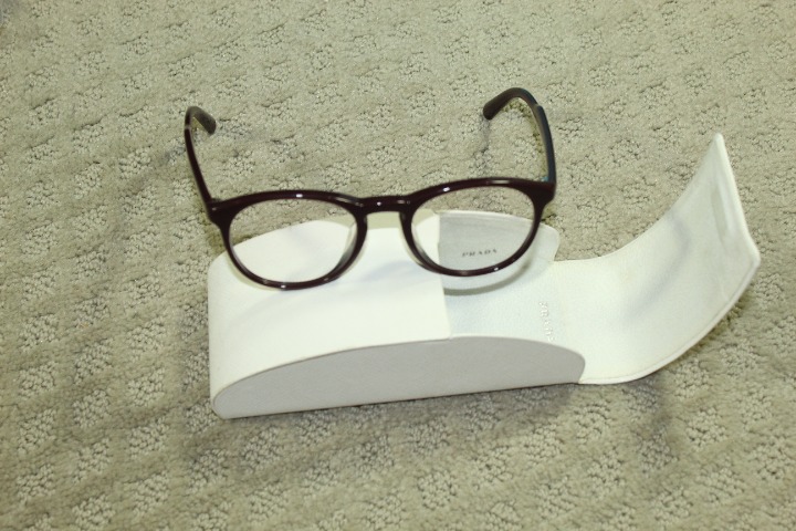 Prada Brown Non-Prescription Lens Glasses VPR 19S-F 50 [] 20 140mm w Case