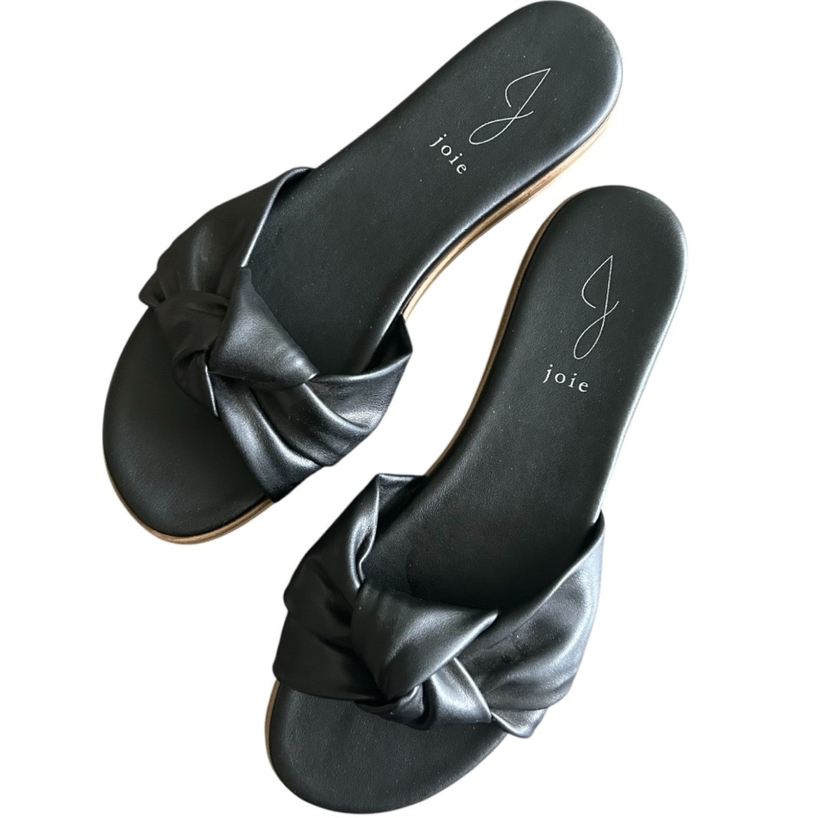 Joie cecilia knotted slip on sandals womens size 9.5