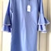 English Factory blue ruffle sleeve dress