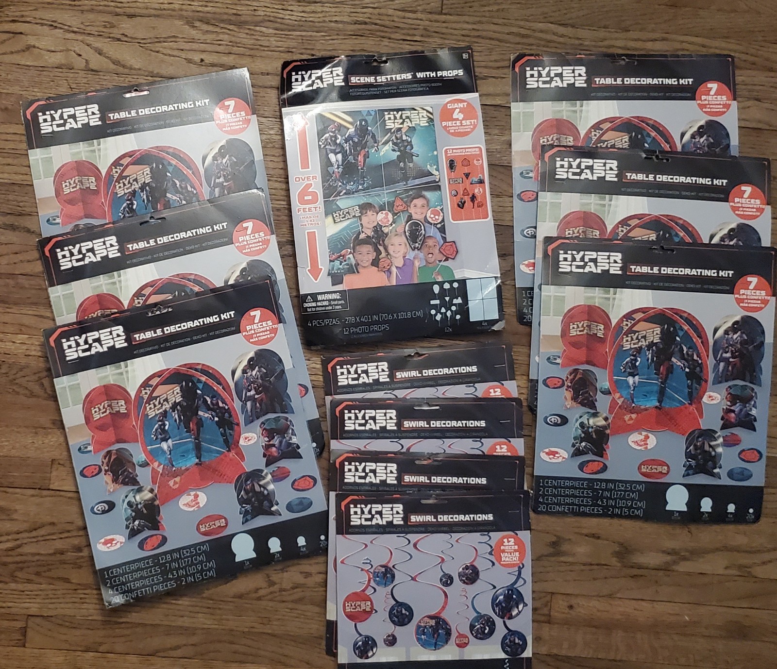 NEW SEALED HYPER SCAPE PARTY SUPPLIES