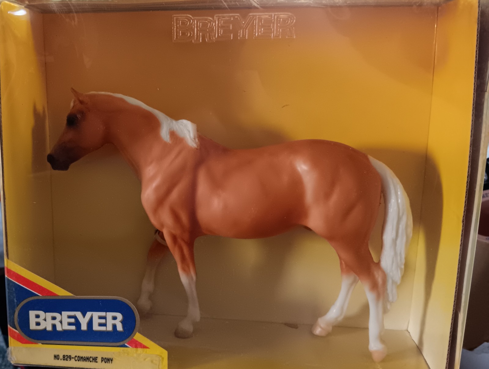 Breyer 1990 Commanche Pony plastic messed-up