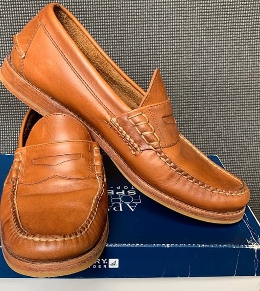 LL Bean Signature Leather Slip On Loafers | 11