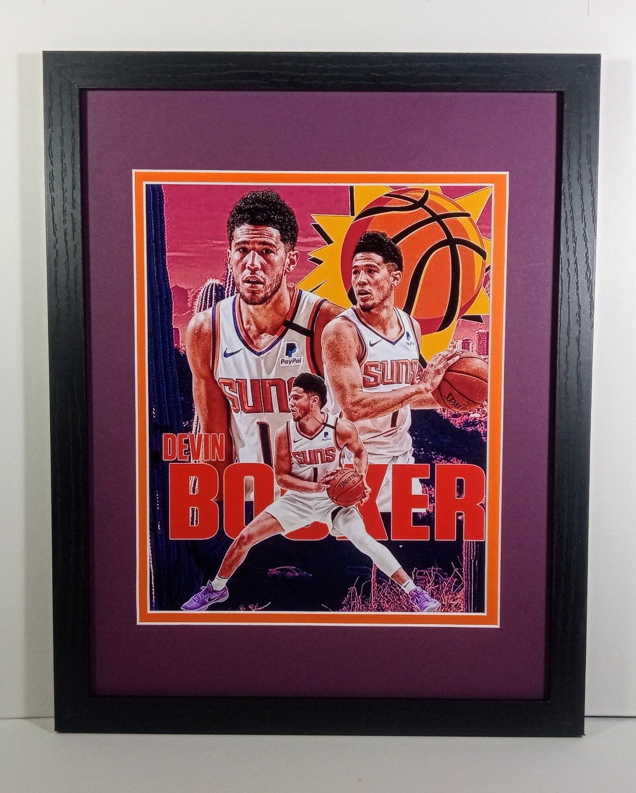 Devin Booker Phoenix Suns Display Framed 8x10 Basketball Photo