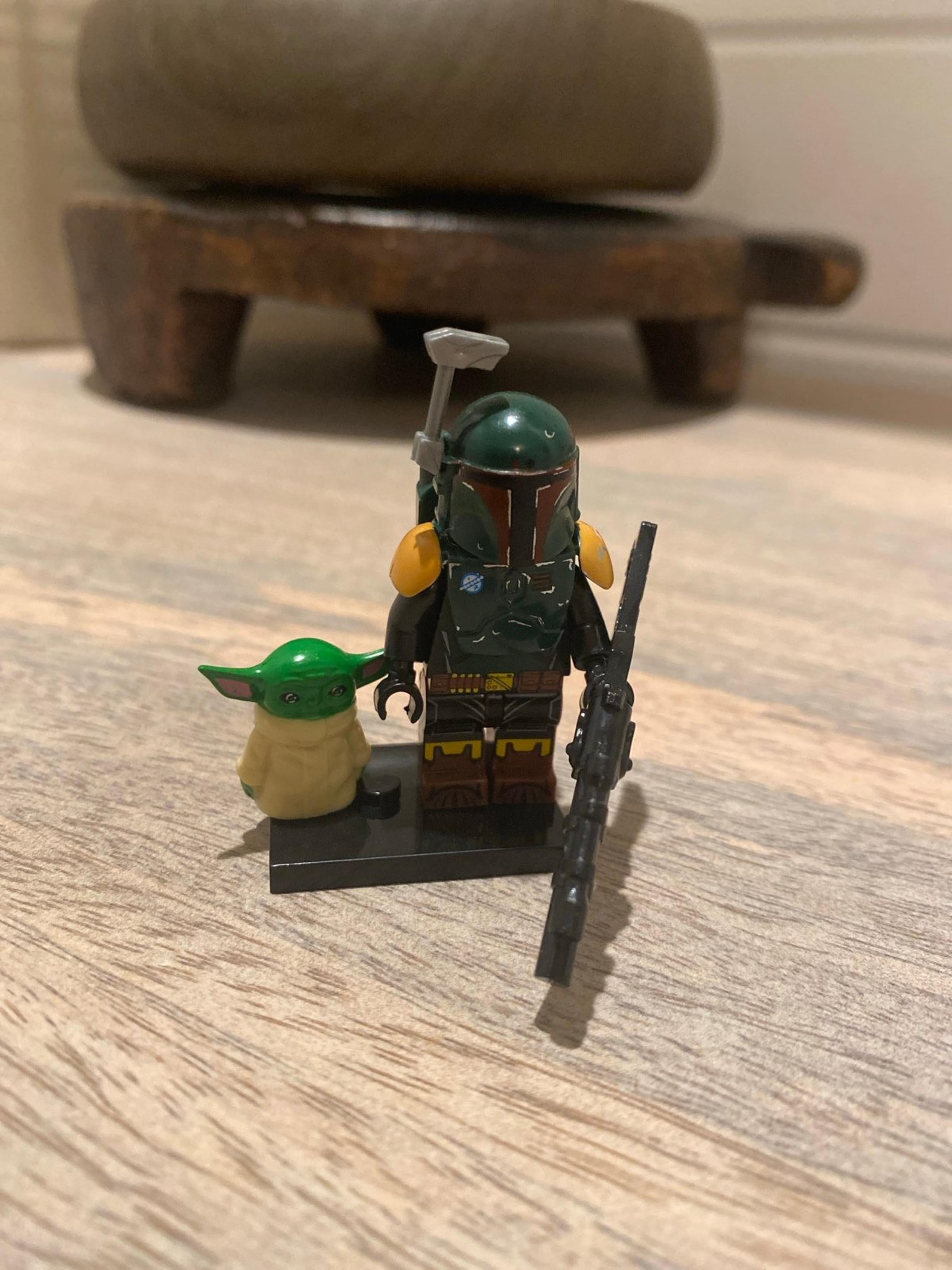 Boba Fett & Grogu (baby Yoda) Minifigures