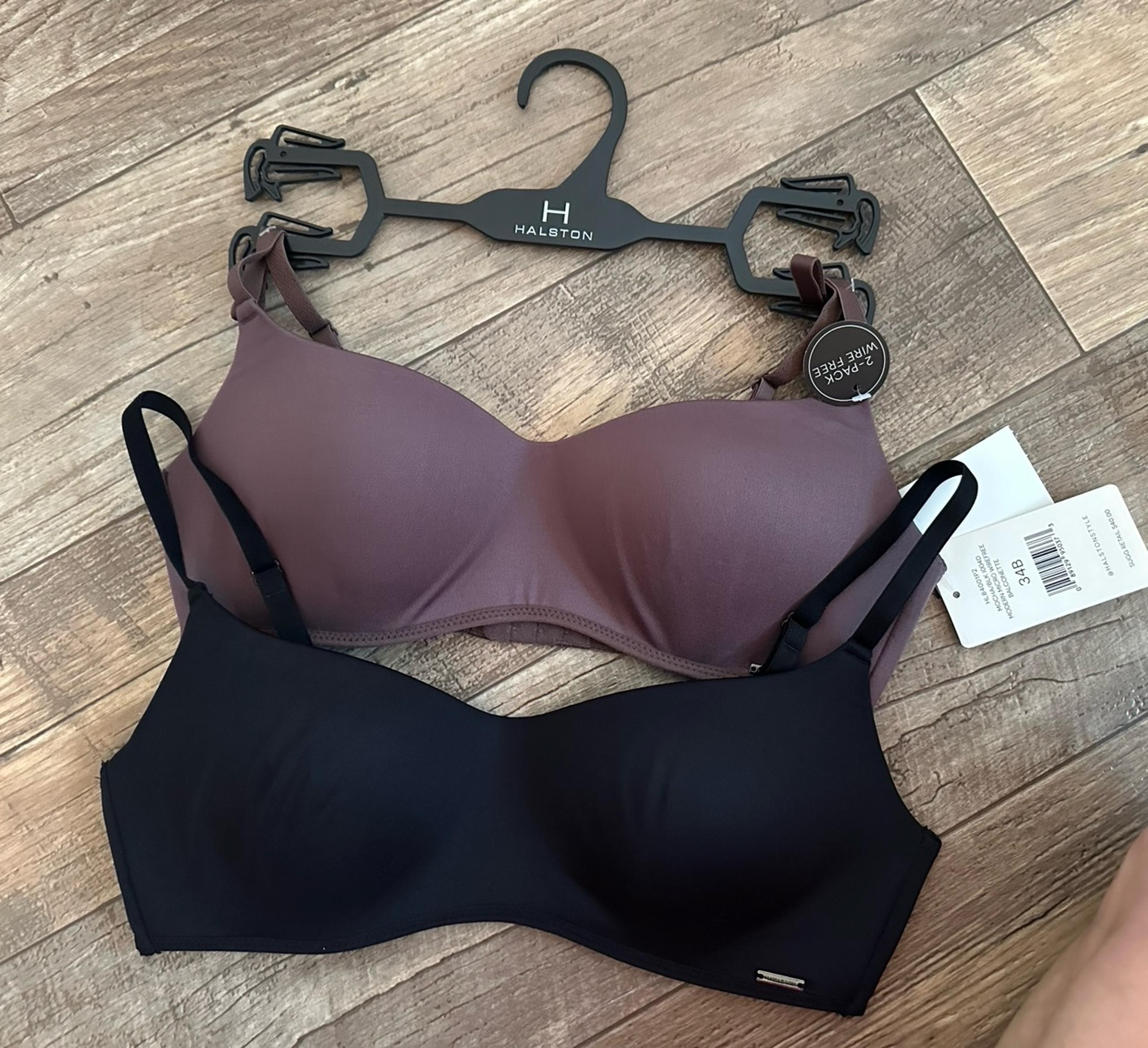 Wireless tee shirt bra set of 2