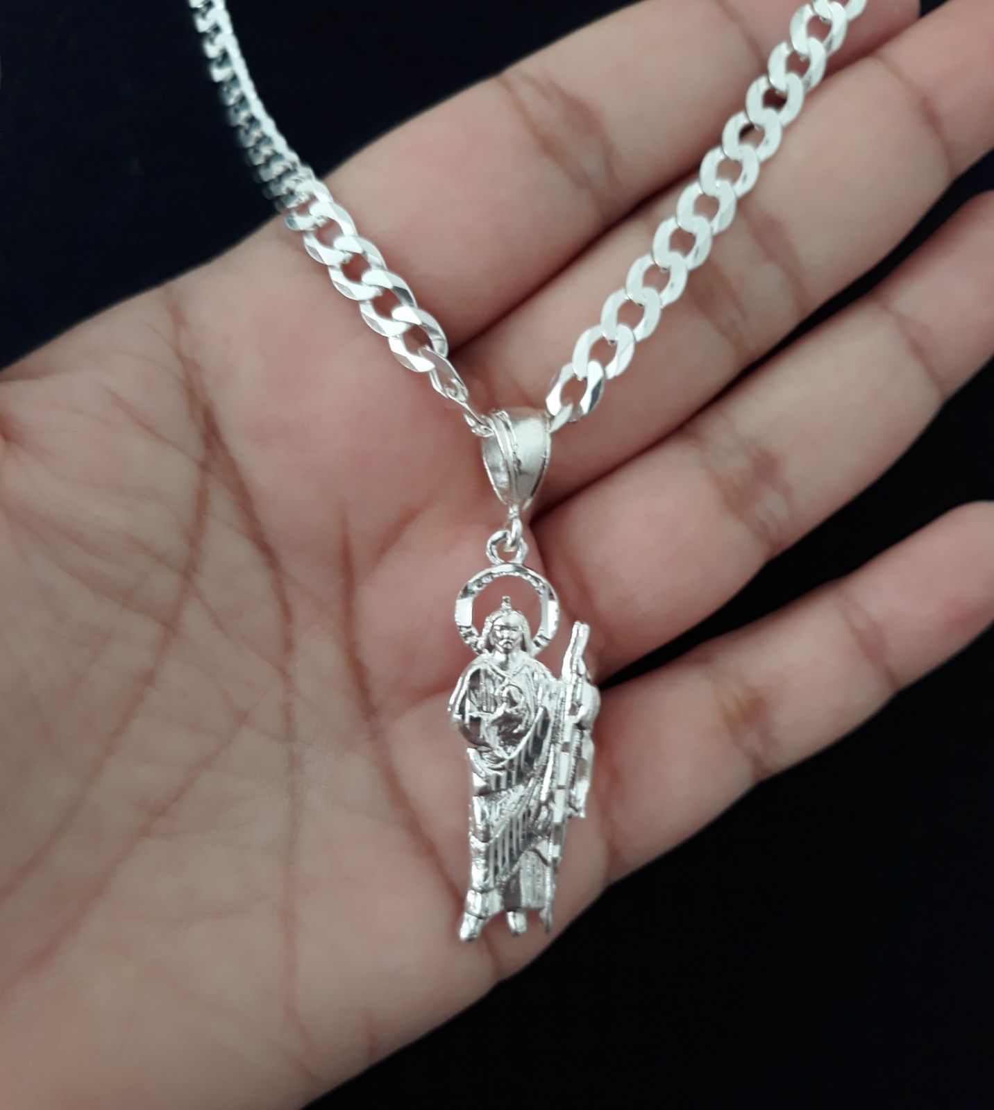St jude 925 sterling silver Necklace