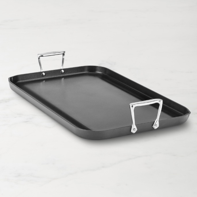 All-Clad HA1 Hard Anodized Double Burner Griddle, 13 x 20\