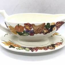 2004 Publix The Pilgrim Pair Gravy Boat
