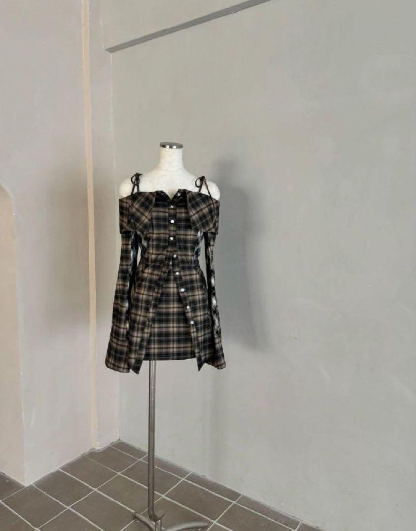 ANDMARRY (アンドマリー) Chloe check set up