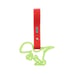 BRAND NEW 2PCS DINOSAUR GREEN JDM TSURIKAWA RING RED Handle Strap Drift Charm