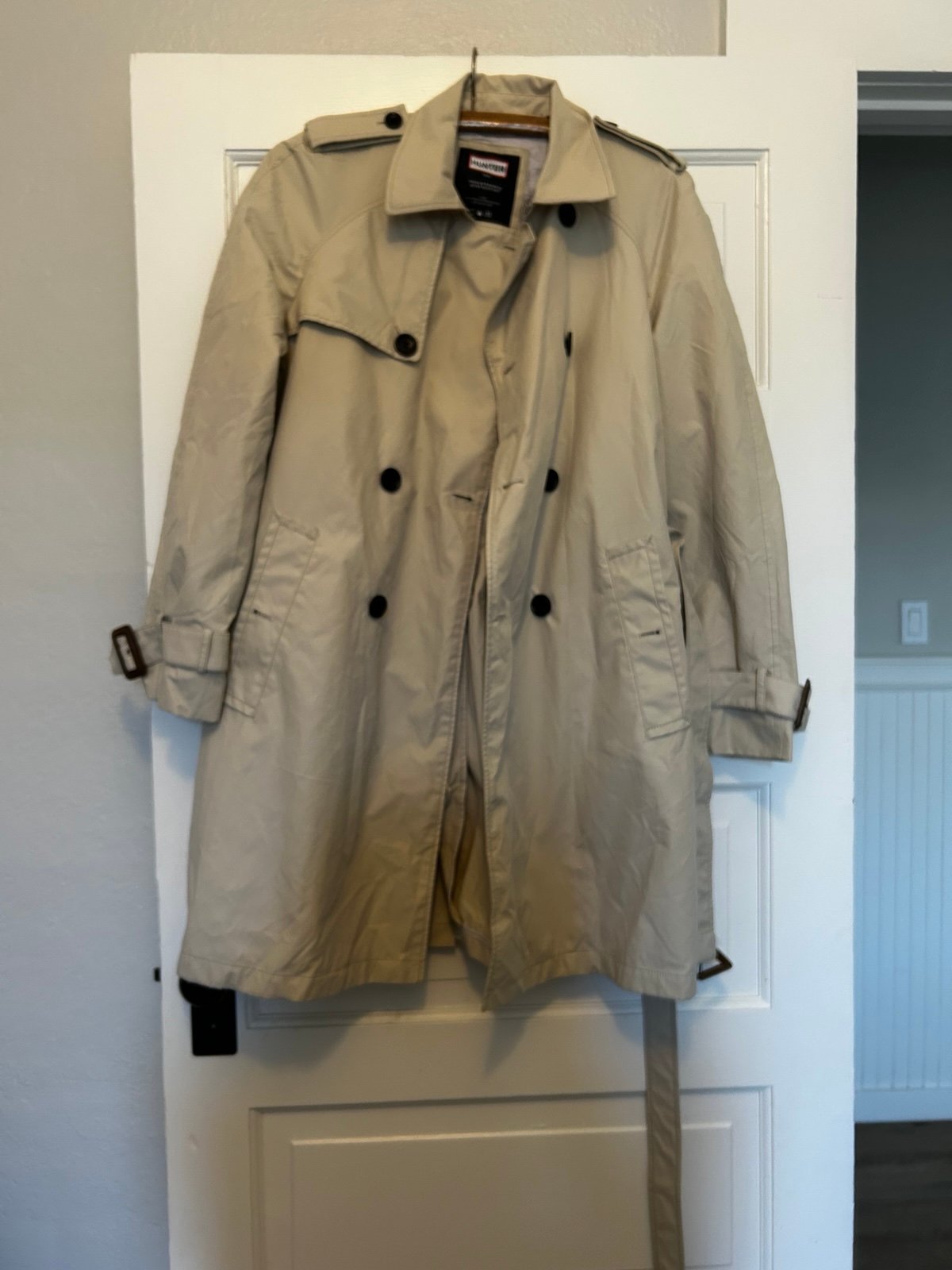 Hunter trench coat